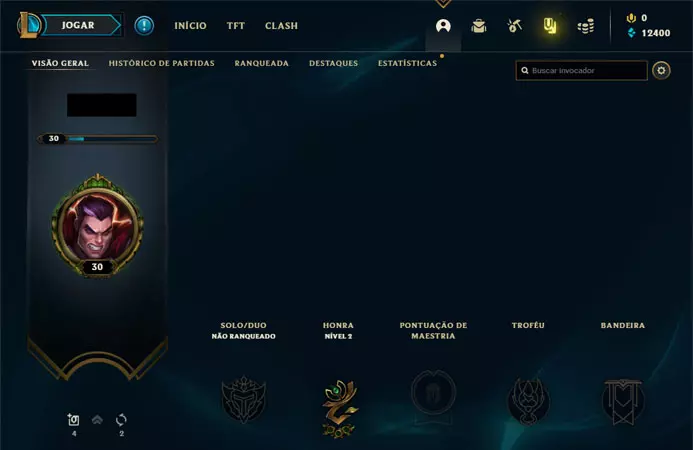 Conta Acc Smurf Lol League Of Legends Level 30 - DFG